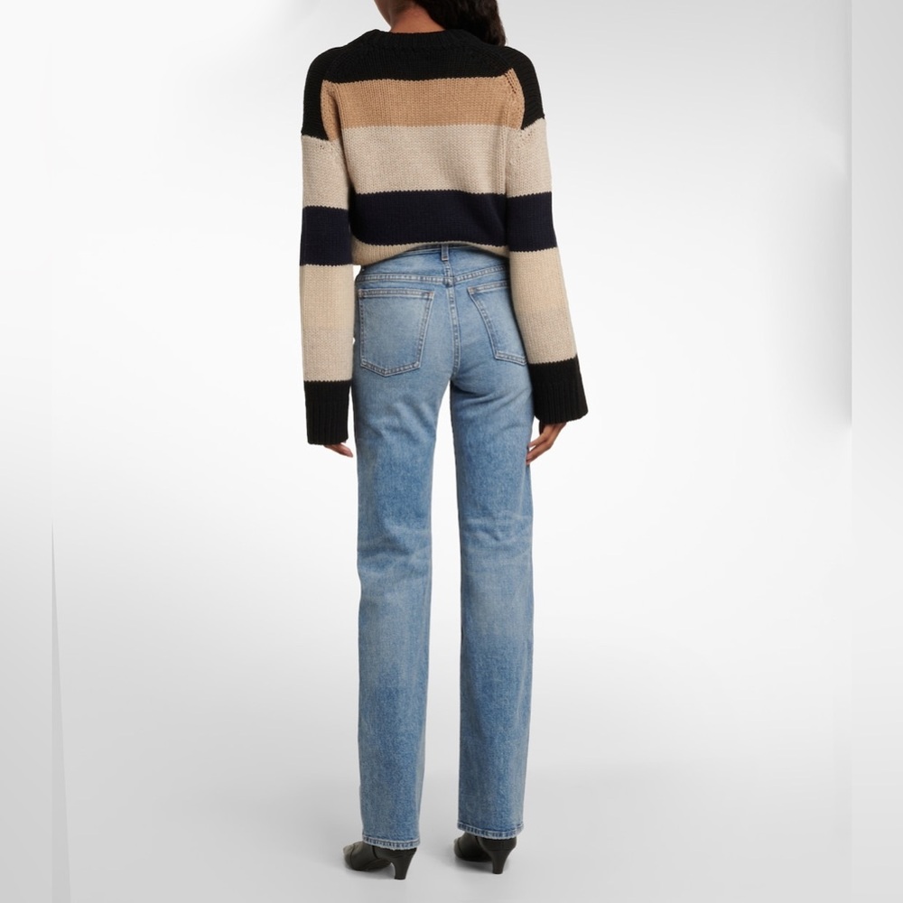 KHAITE Danielle high-rise straight jeans Size 29 - Picture 4 of 12